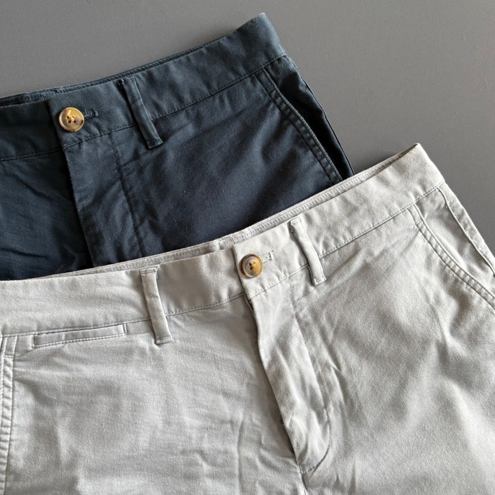 TWO -‎ Bonobos Chino 7" Shorts | Size 28 Fits 29-30" | Navy and Gray